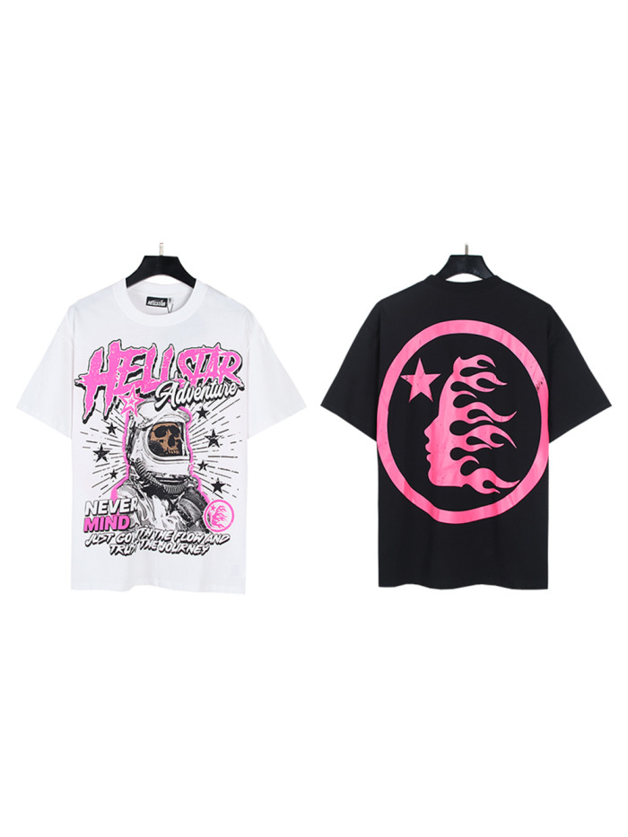 Space Skull Man Letter Print Tee 2 colors