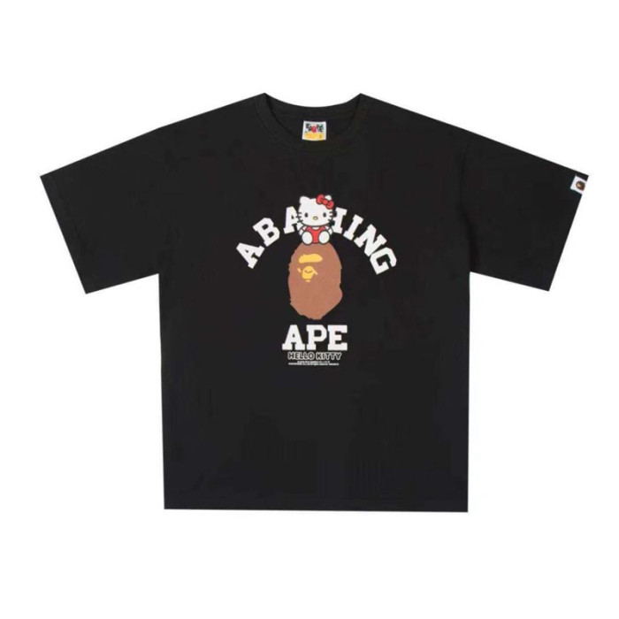 28199410 Hello Kitty & BABY MILO & Tom and Jerry Cartoon Collaboration printed tee 60 colors