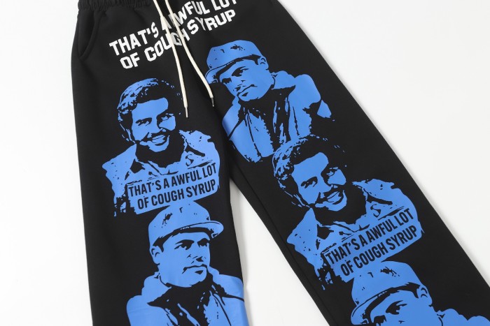 Gangster Figure All Over Print Hoodie & Pants Set 5 colors 29035414