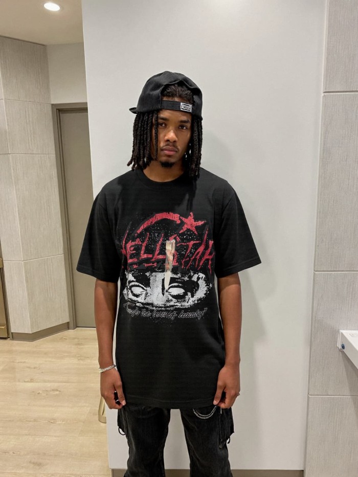 Dark All-Seeing Eye Print Washed Tee 29090165