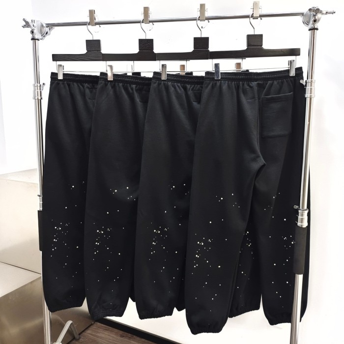 1:1 quality version Diamond Letter Pattern Hoodie & Pants Set 28755443