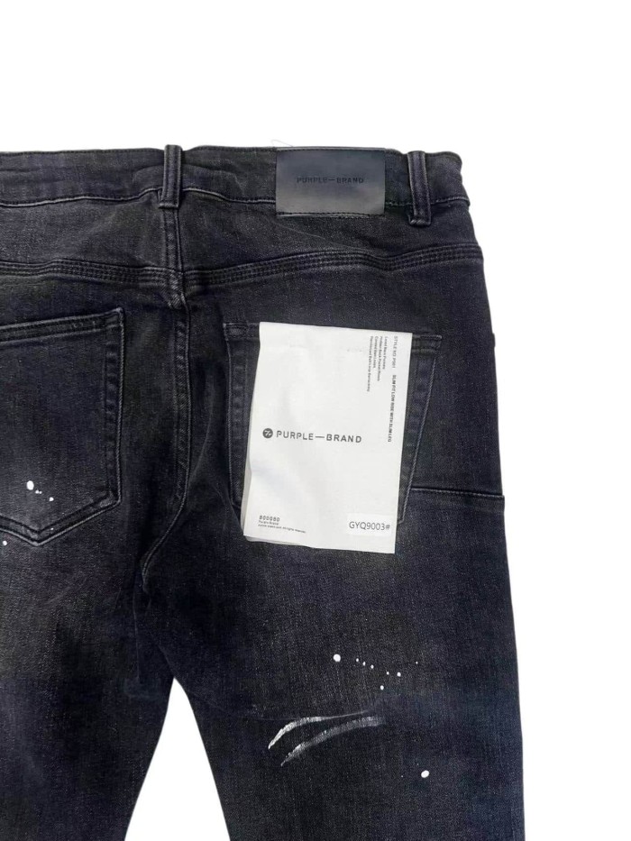 1:1 quality version Dark Misty Vintage Ink Splatter Flared Jeans 29080662