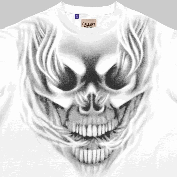 [Big & Tall for weights up to 220 lbs]1:1 quality version Hurricane Face White Print Tee 29033207