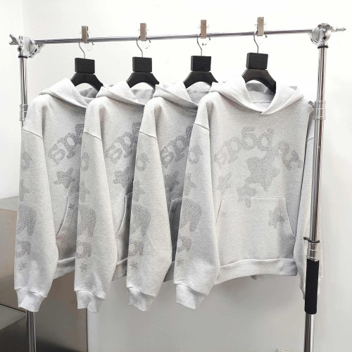 [Big & Tall for weights up to 220 lbs]1:1 quality version White Diamond Large Star Hoodie & Pants Set 28777396