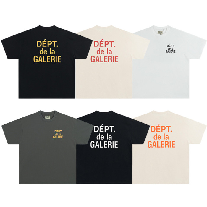 Solid Color Alphabet Printed Short Sleeve Tee 6 styles