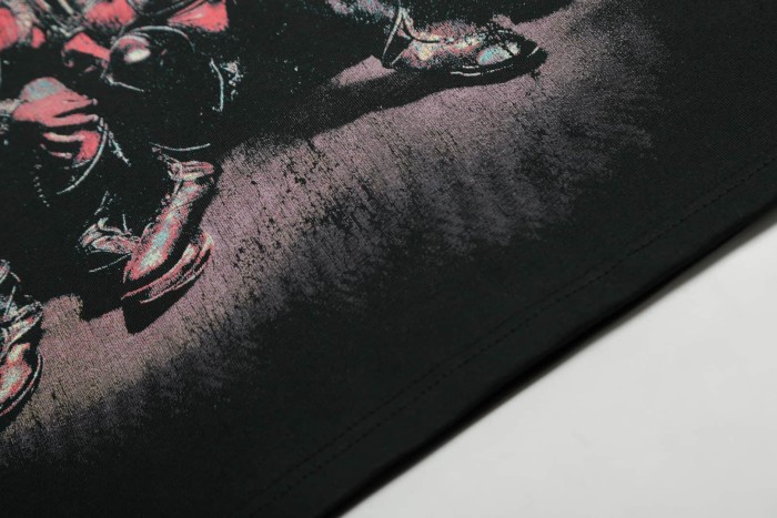 KISS Rock Band Print Washed Tee 29090163