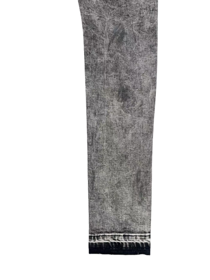 1:1 quality version Wall Grey Patchy Fade Effects Distressed Jeans 28761304