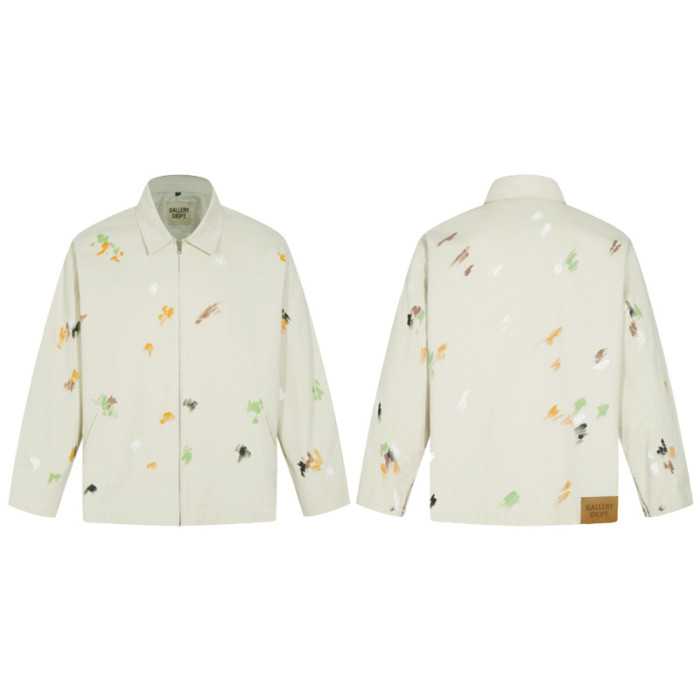 [Buy More Save More]Watercolor Graffiti Windproof Jacket