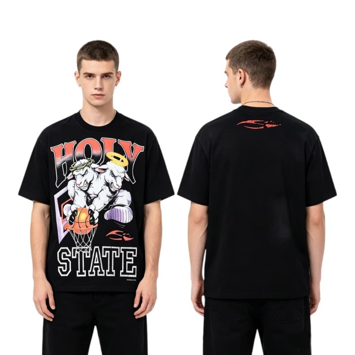 Double Sheep Dunk Print Washed Tee 29087551
