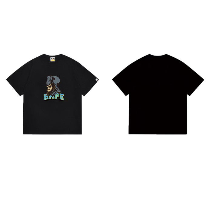 Retro Ape Warrior Head Print T-Shirt 4 colors 29051494
