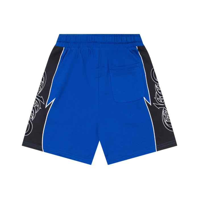 Side lightning and thorns print drawstring casual sports shorts 6 colors 29053404
