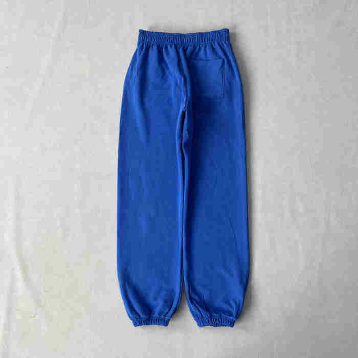 1:1 quality version Blue Diamond Studded Foam Letter Hoodie & Pants Set