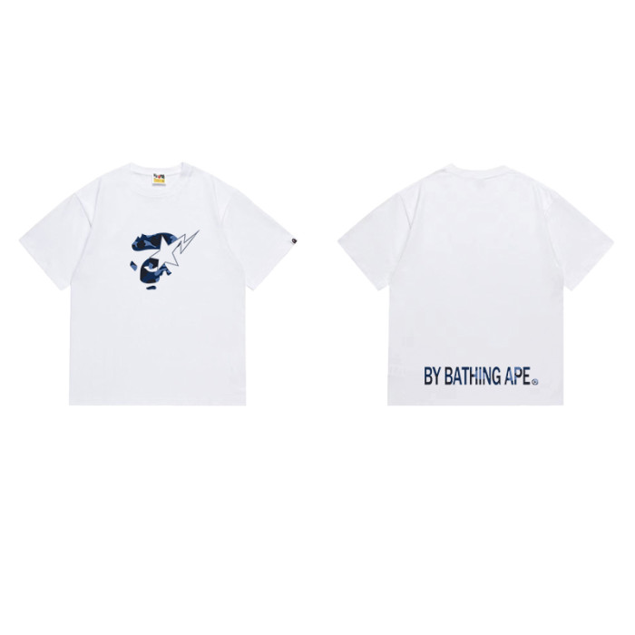 Ape Head Blue Camo Lightning Graphic T-shirt 2 colors 29053736