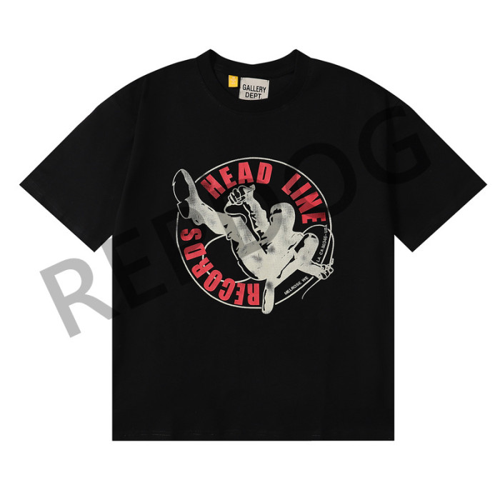 Headline Badge Letter Back Letter Print Tee 2 colors