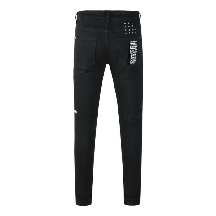 1:1 quality version Handwritten Slogan 1999 Jeans 28920254