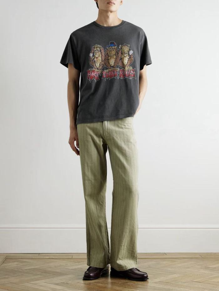 [Big & Tall for weights up to 260 lbs]1:1 quality version Three-Star Print Tee 28632421