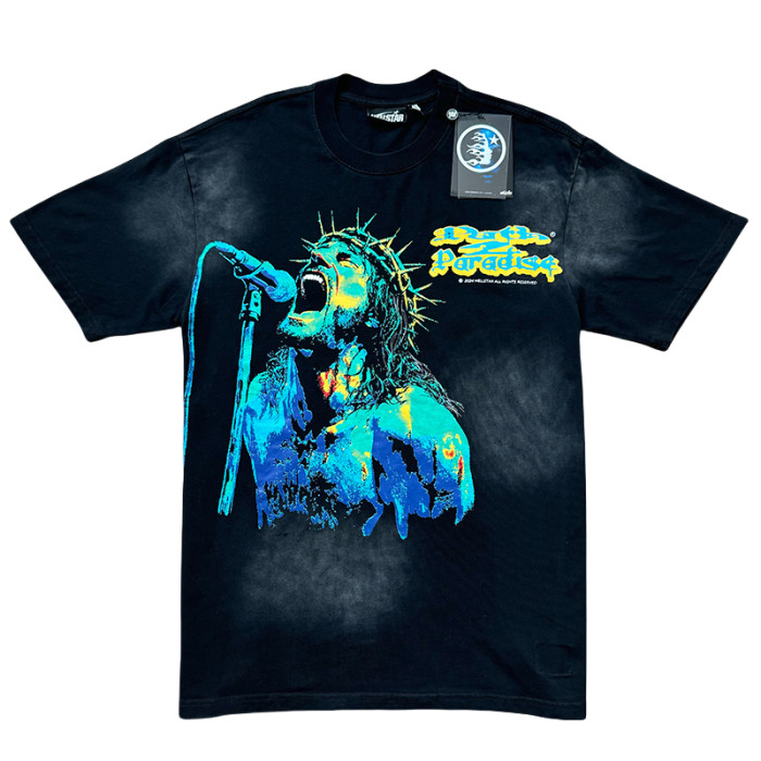27939948 Rocker angel Printed Washed Version Tee