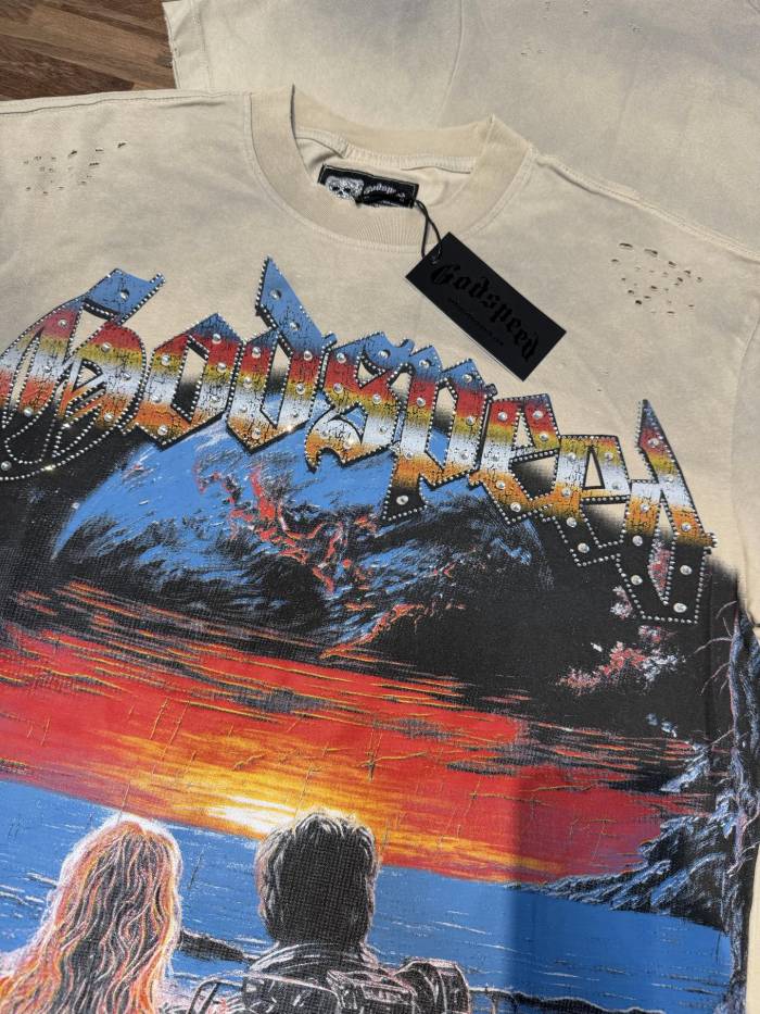Coastal Sunset Couple's Vintage Washed T-shirt 29035248