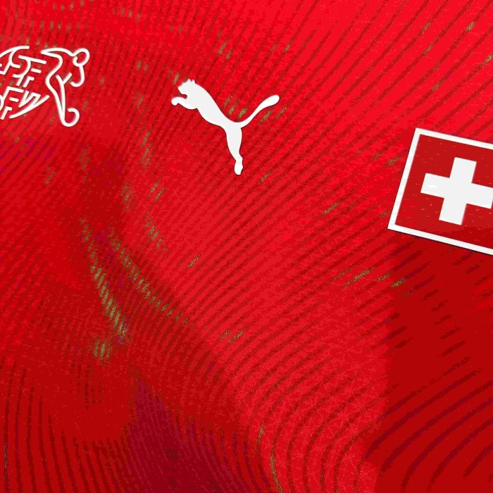 2026/2027 Switzerland Red Shield Home Authentic Jersey 29082279