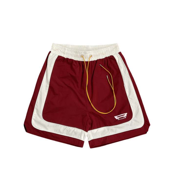 28261497 Big R Letter Print Shorts 4 colors