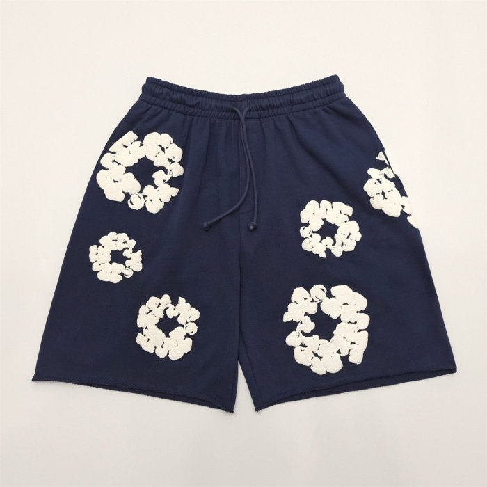 1:1 quality version Classic Kapok Print Drawstring Shorts 10 colors