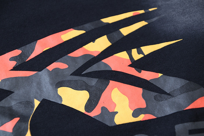 Camouflage Logo Print Washed Version Tee 2 colors 28750100