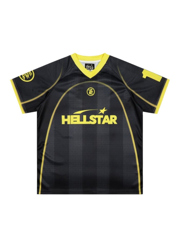 Black And Yellow No.11 Mesh Jersey Tee 29043141