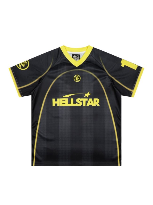 Black And Yellow No.11 Mesh Jersey Tee 29043141