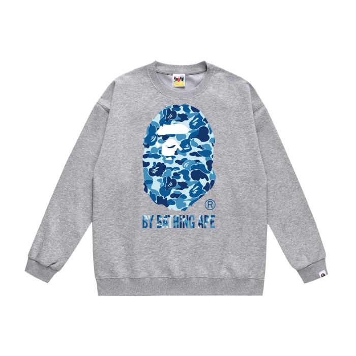 Big Head Logo Print Round Neck Sweatshirt