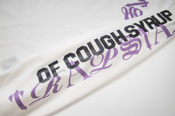 Oversized Edgy Streetwear Gothic Text Print Raglan Long Sleeve T-Shirt 2 colors 29077684