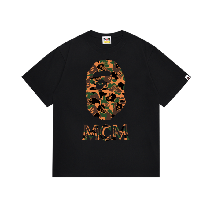 Camouflage Desert Ape Head Cutout Letter Tee 2 colors