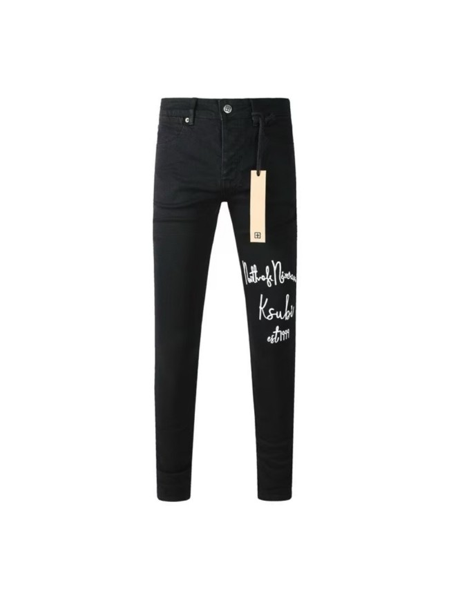 1:1 quality version Handwritten Slogan 1999 Jeans 28920254