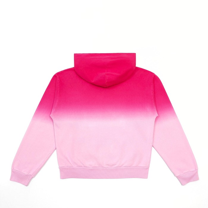 [Big & Tall for weights up to 220 lbs]1:1 quality version Red Pink Dip Dye Print Hoodie & Pants Set 29033218