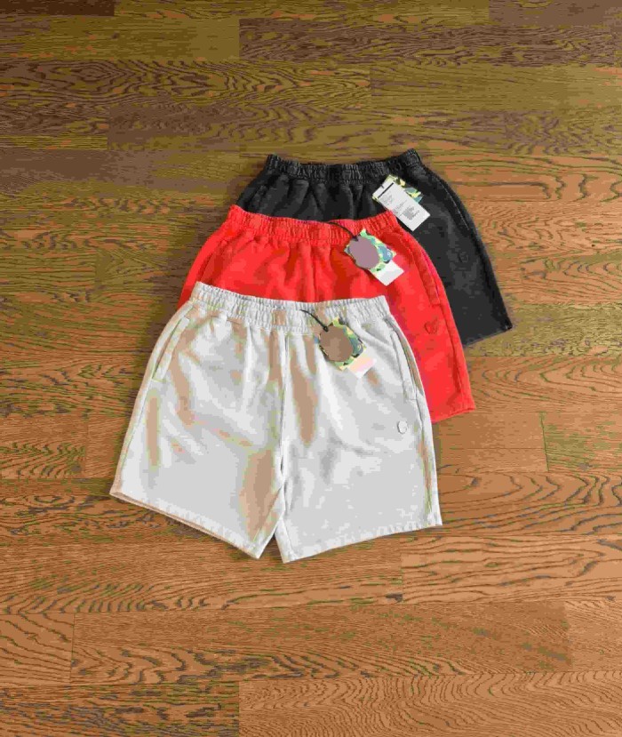 1:1 quality version Embroidery Logo Vintage Distressed Heavy Washed Shorts 3 colors 29060641