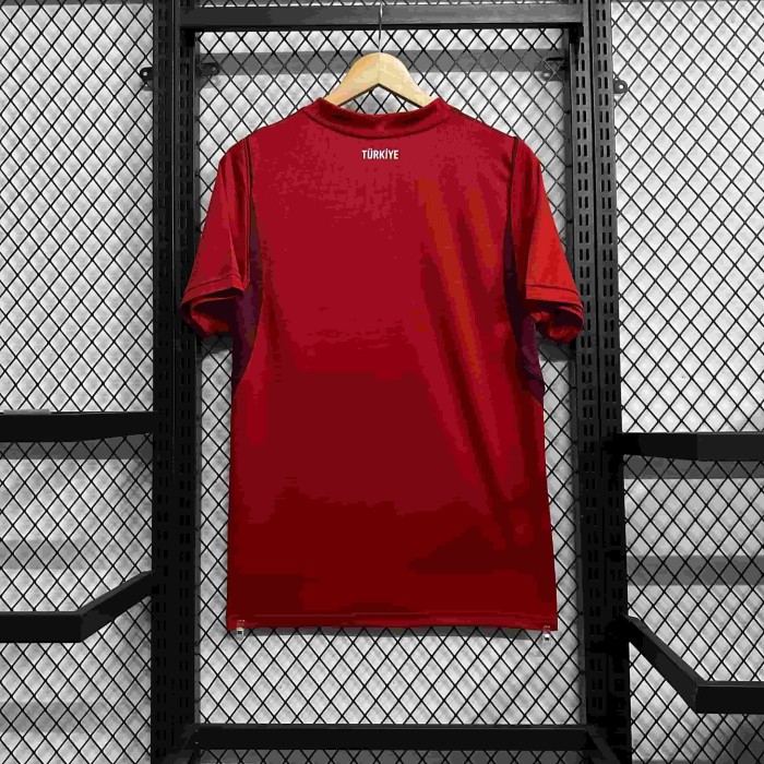 2026/2027 Turkey Red Pattern Star Moon Away Replica Jersey 29082264