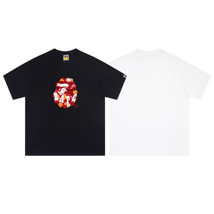 Flower Blossoms Surrounding Ape Man Printed T-shirt 2 colors 29052457