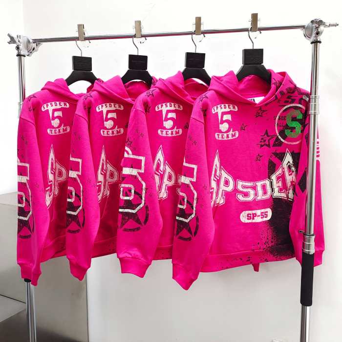 1:1 quality version Screen-Printed Slogan Hoodie & Pants Set 28656017
