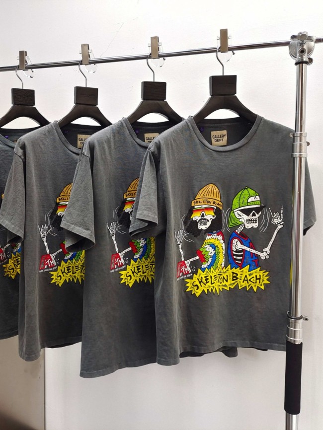 [Big & Tall for weights up to 260 lbs]1:1 quality version 27958428 Skull Companion Print Washed Version Tee