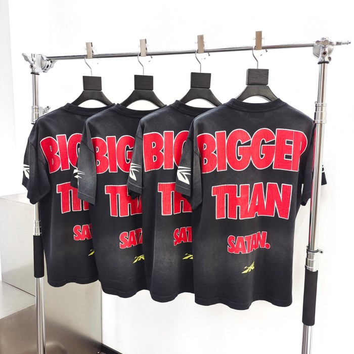 [Big & Tall for weights up to 260 lbs]1:1 quality version Boxing KO Pattern Print Tee with NFC tag