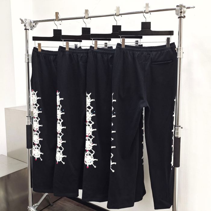 [Big & Tall for weights up to 220 lbs]1:1 quality version 27878303 Embroidered Letters tone Hoodie & Pants Set