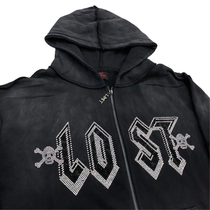 28429746 Chest hot diamond zipper Hoodie & Pants Set