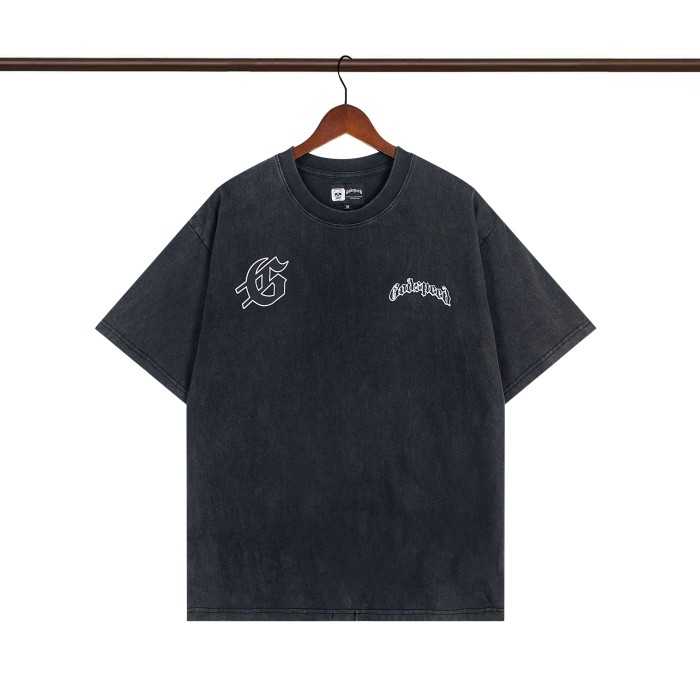 1:1 quality version 28183157 Back Western Cowboy Riding Horse Print Washed Version Tee