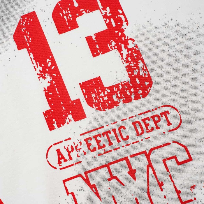 Retro No.13 Sport Style Print Washed Tee 2 colors 29098134