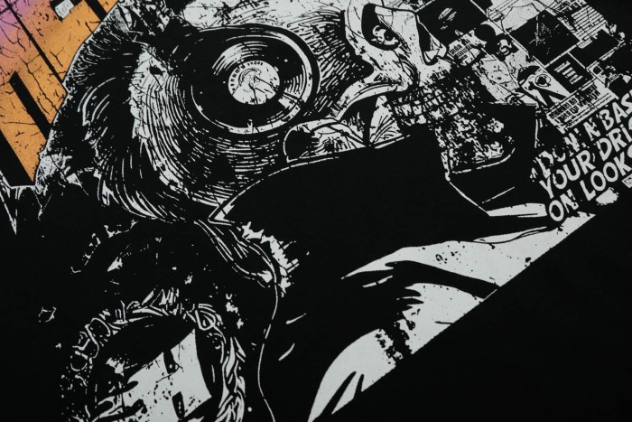 Purgatory Comic Skull Print Washed Tee 29090188