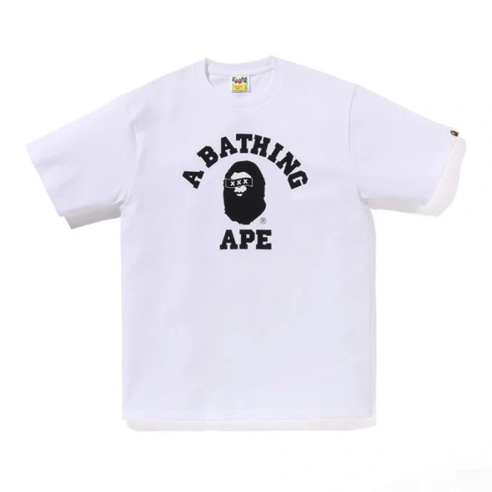 28200991 Year of the Snake Limited Line Ape Head Baby Milo Round Medallion Print tee 49 colors
