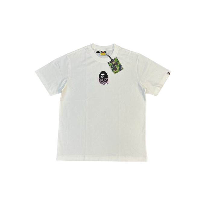 [buy more save more]1:1 quality version 27972603 Embroidered Pink Letter Print Tee 2 colors