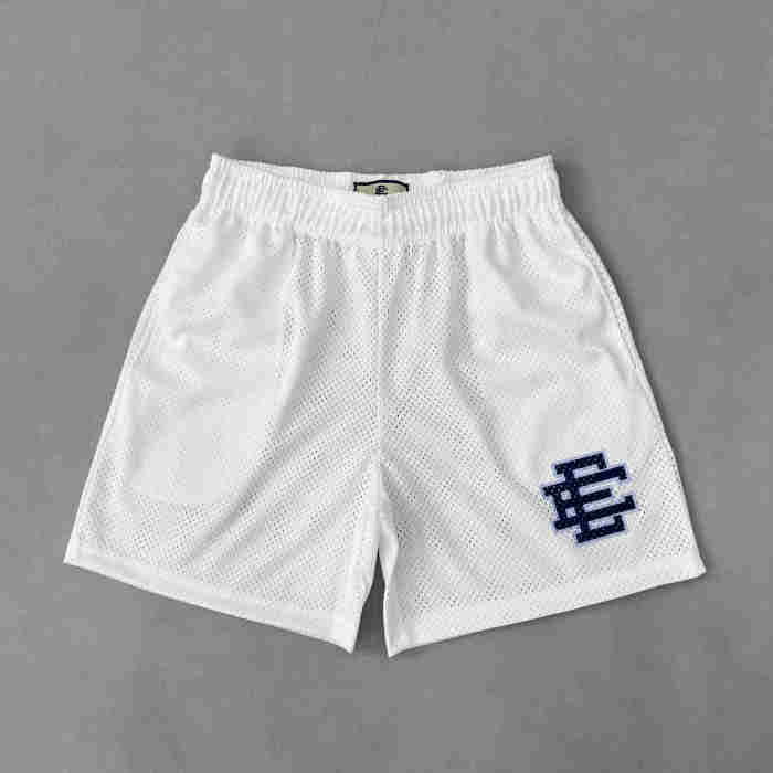1:1 quality version Wrap-around two-color logo mesh breathable shorts 7 colors