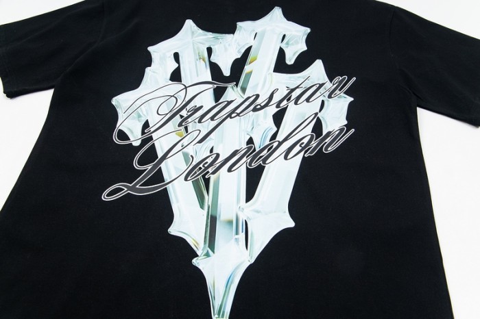 Fit Urban Streetwear 3D Chrome Effect Logo Print T-shirt 2 colors 29077791