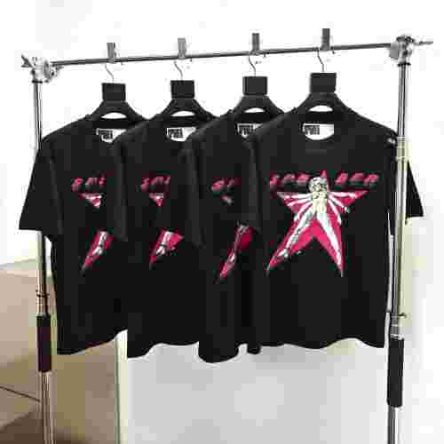 [Big & Tall for weights up to 220 lbs]1:1 quality version Flag Girl Print Tee 29033211