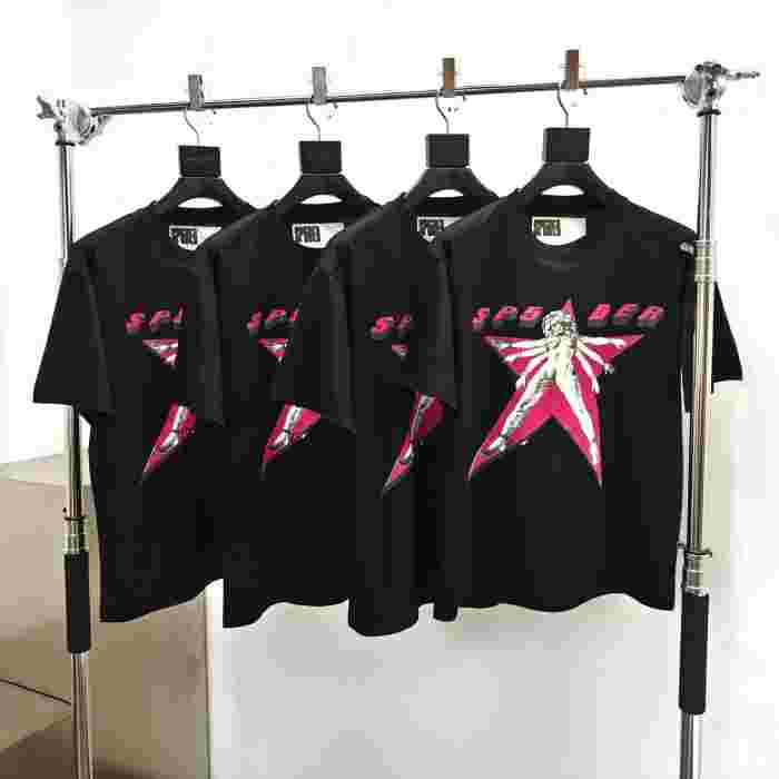 [Big & Tall for weights up to 220 lbs]1:1 quality version Flag Girl Print Tee 29033211